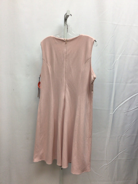 Size 16 Ivanka Trump Pink Short Sleeve Dress