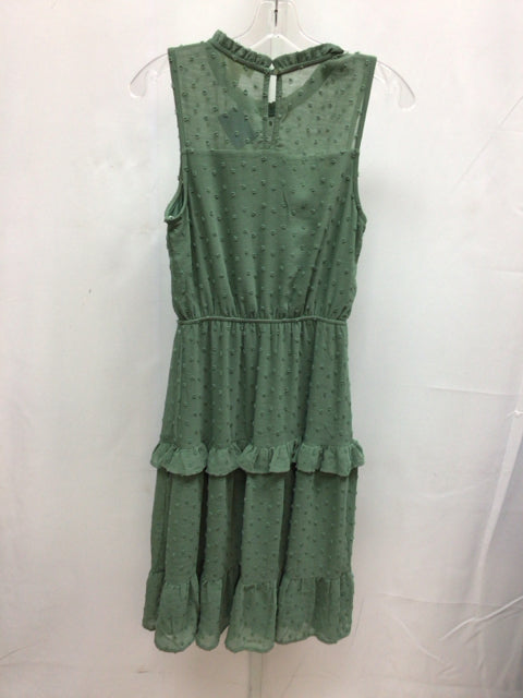 Size Small monteau Olive Sleeveless Dress