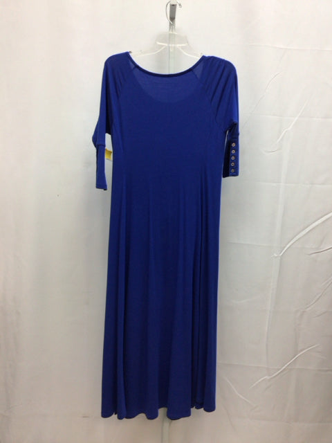 Size XS Soft Surroundings Blue 3/4 Sleeve Dress