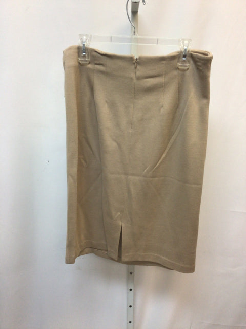 Size 10 St. John Tan Designer Skirt