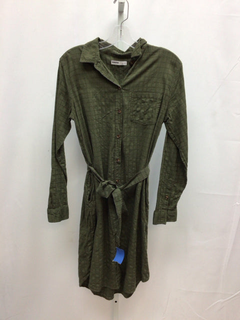 Size Small Sonoma Army Green Long Sleeve Dress