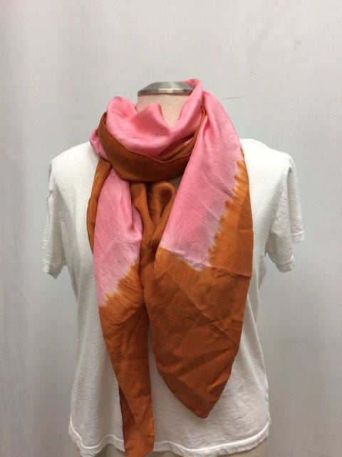 Eileen Fisher Orange/Pink Scarf