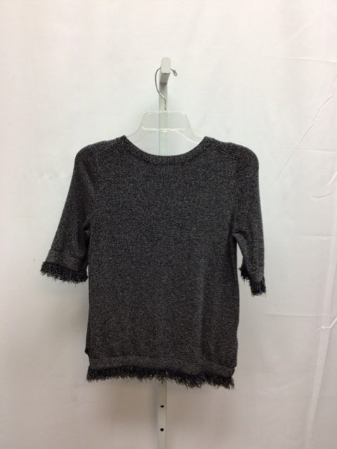 Ann Taylor Size Small Gray Heather 3/4 Sleeve Top