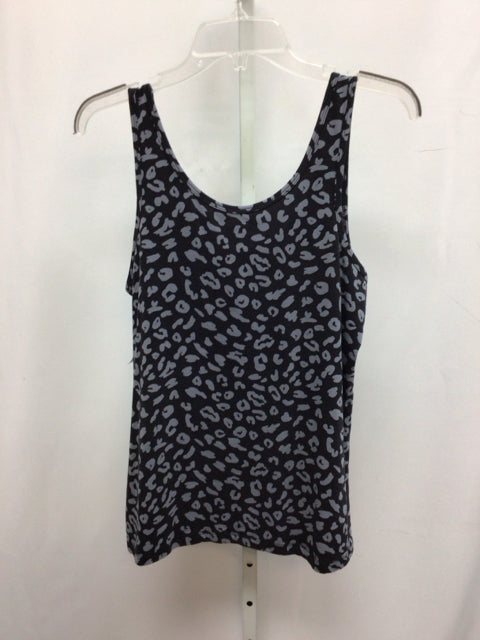 Old Navy Size Large Black/Gray Sleeveless Top