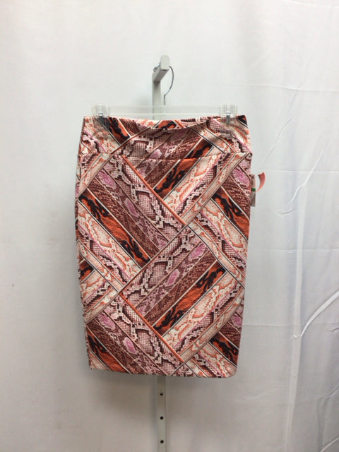 Size Large Thalia Sodi Pink snake skin Skirt