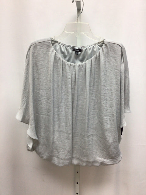 Alfani Size Medium Gray 3/4 Sleeve Top
