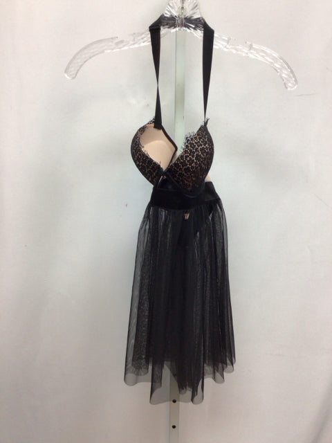 Size 34C Victoria Secret Black/Tan Intimate Apparel