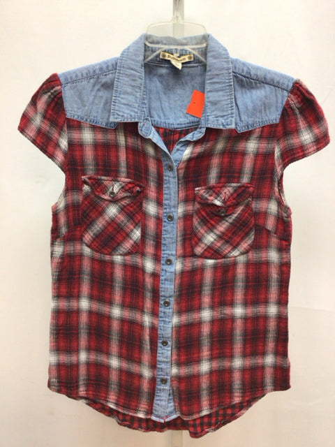Ruff Hewn Size Small Plaid Short Sleeve Top