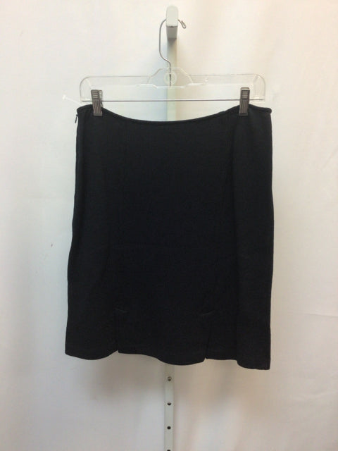 Size 6 St. John Collection Black Designer Skirt