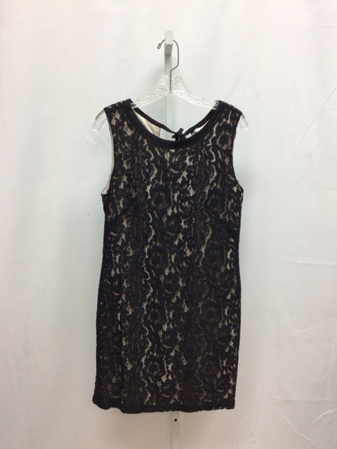 Size 8 WHBM Black Lace Sleeveless Dress