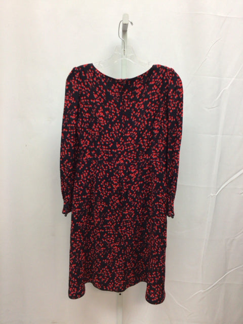 Size 8 L.K. Bennett Black/Red Designer Dress