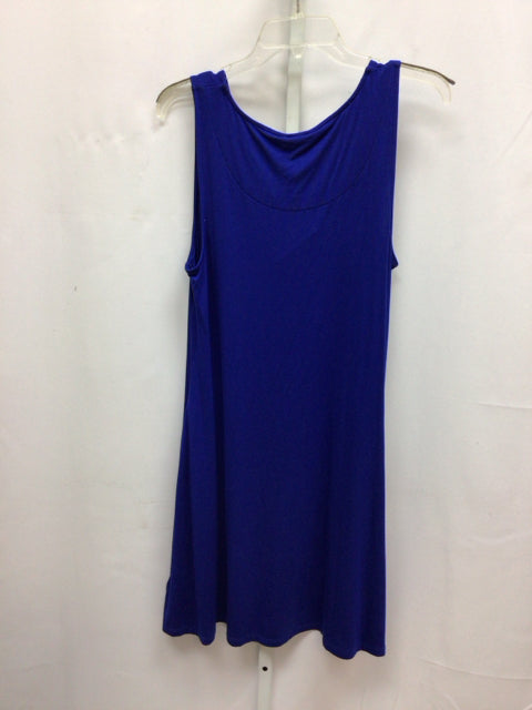 Size Large Cupio Blue Sleeveless Dress