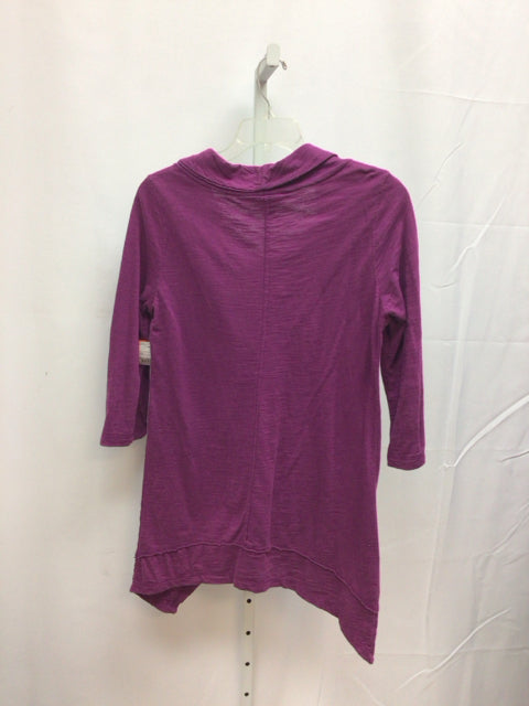 Soft Surroundings Size Medium Purple 3/4 Sleeve Tunic