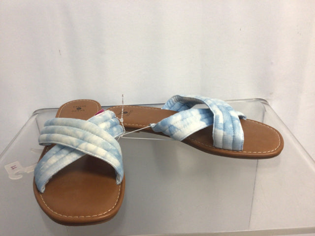 Size 11 Blue/White Sandals
