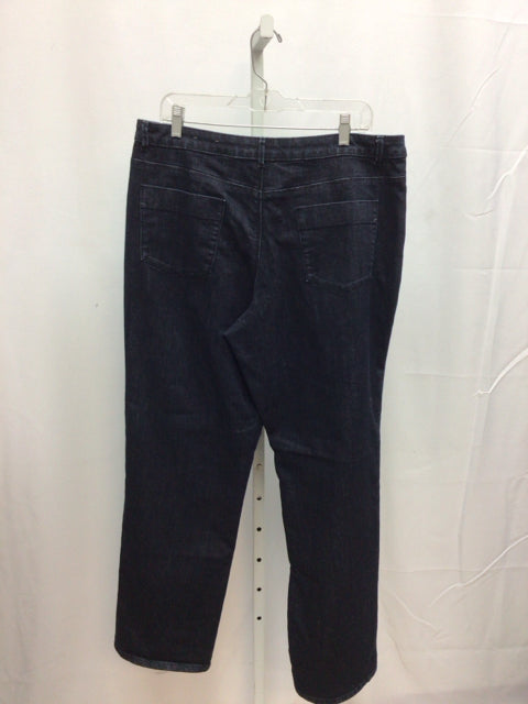 Coldwater Creek Size 16 Dark Denim Jeans