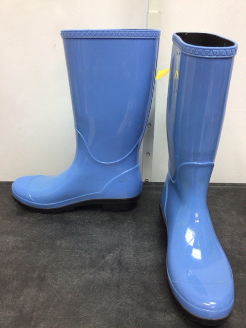 Ugg Size 10 Blue Rain Boots
