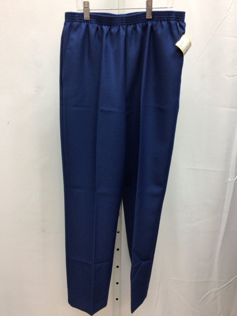 Alfred Dunner Size 6P Navy Pants