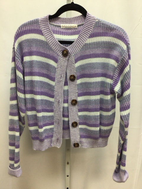 Purple stripe Junior Sweater